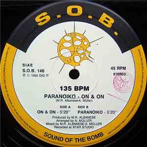135 Bpm - On & On / Paranoiko