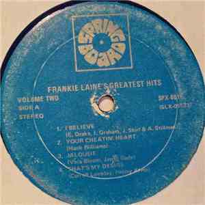 Frankie Laine - Frankie Laine's Greatest Hits Volume Two