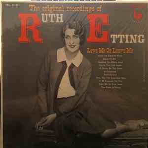 Ruth Etting - The Original Recordings Of Ruth Etting