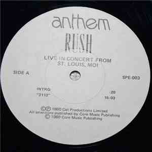 Rush - Live In Concert From St. Louis, MOI