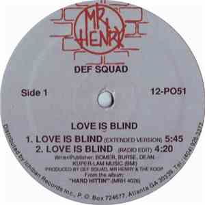 Def Squad  - Love Blind / Hard-Core Hip-Hop