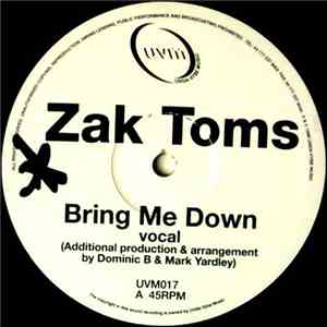 Zak Toms - Bring Me Down