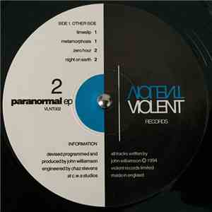 John Williamson  - Paranormal EP