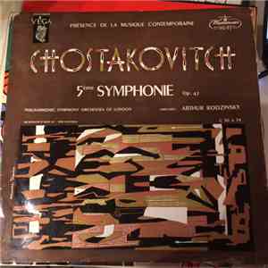 Dimitri Chostakovitch, London Symphony Orchestra, Artur Rodzinski - Symphonie N°5 En Ré Mineur, Op. 47