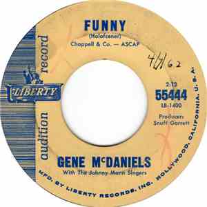 Gene McDaniels With The Johnny Mann Singers - Funny / Chapel Of Tears