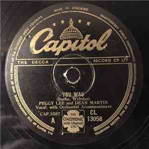 Peggy Lee And Dean Martin - You Was / Powder Your Face With Sunshine