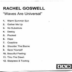 Rachel Goswell - Waves Are Universal