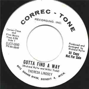 Theresa Lindsey - Gotta Find A Way