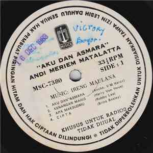 Andi Meriem Matalatta - Aku Dan Asmara