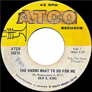Ben E. King - She Knows What To Do For Me / Don't Take Your Sweet Love Away