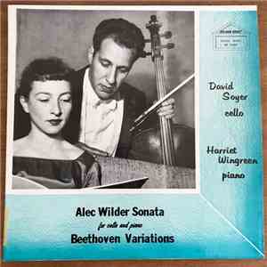 Alec Wilder, Ludwig van Beethoven - Alec Wilder Sonata For Cello And Piano / Beethoven Variations
