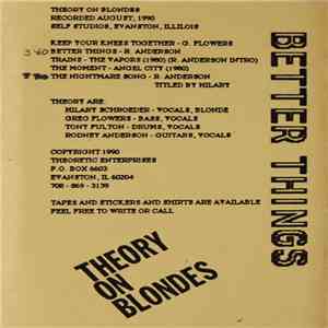 Theory On Blondes - Better Things