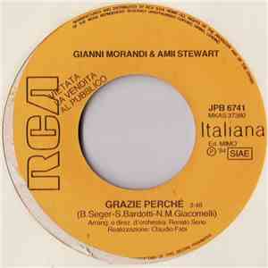 Gianni Morandi & Amii Stewart / Eurythmics - Grazie Perché / Here Comes The Rain Again