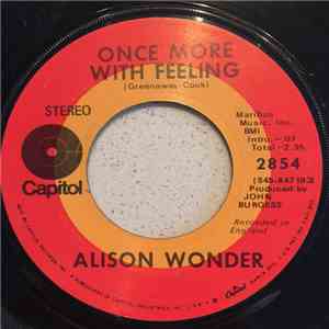 Alison Wonder - Once More With Feeling