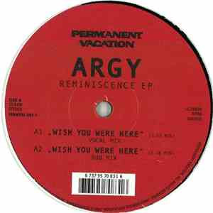 Argy - Reminiscence EP
