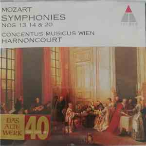 Mozart, Nikolaus Harnoncourt, Concentus Musicus Wien - Symphonies Nos. 13, 14 & 20