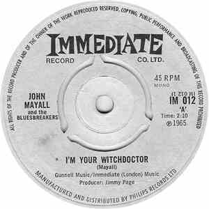 John Mayall And The Bluesbreakers - I'm Your Witchdoctor