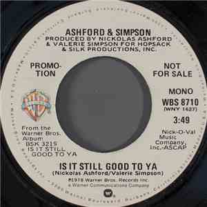 Ashford & Simpson - Is It Still Good To Ya