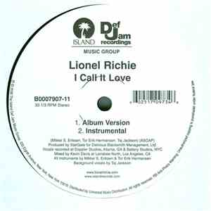 Lionel Richie - I Call It Love