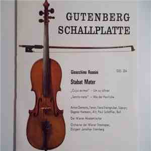 Gioacchino Rossini, Anton Dermota, Ilona Steingruber, Dagmar Hermann, Paul Schöffler - Stabat Mater