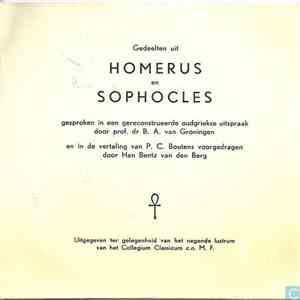Prof Dr B. A. van Groningen, Han Bentz Van Den Berg - Gedeelten uit Homerus en Sophocles