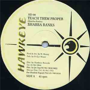 Shabba Ranks - Teach Them Proper