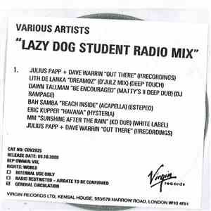 Various - Lazy Dog Student Radio Mix