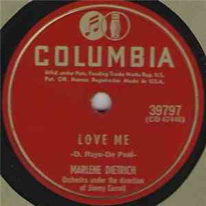 Marlene Dietrich - Love Me / Come Rain Or Come Shine