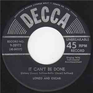 Lonzo & Oscar - It Can't Be Done
