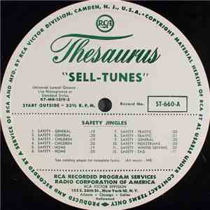 Unknown Artist - "Sell-Tunes": Safety Jingles