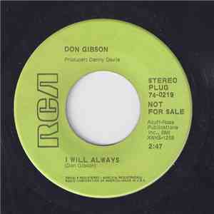 Don Gibson - I Will Always