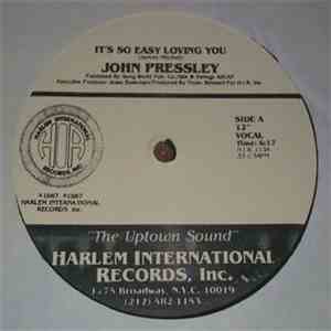 John Pressley - It's So Easy Loving You