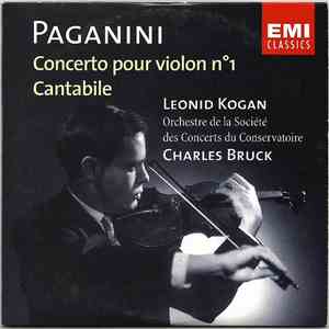 Leonid Kogan, Charles Bruck, Orchestre De La Société Des Concerts Du Conservatoire - Concerto Pour Violon N°1 - Cantabile