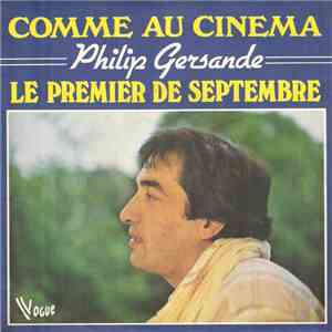 Philip Gersande - Comme Au Cinéma
