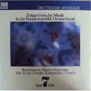 Various - Zeitgenössische Musik In Der Bundesrepublik Deutschland 7 (1960-1970)