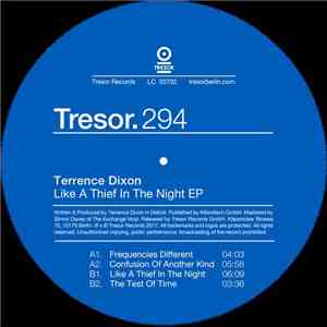 Terrence Dixon - Like A Thief In The Night EP