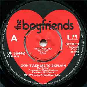 The Boyfriends - Don't Ask Me To Explain