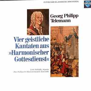 Georg Philipp Telemann, Lotte Schädle, Stuttgart Chamber Ensemble - Vier geistliche Kantaten aus "Harmonischer Gottesdienst"