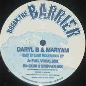 Daryl B - Say It Like You Mean It