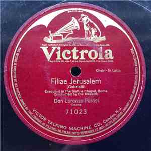 Don Lorenzo Perosi - Filiae Jerusalem