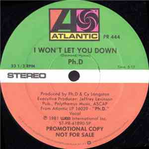 Ph.D - I Won't Let You Down