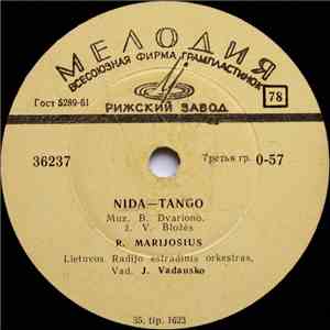 R. Marijošius - Nida-Tango / Užstalės Daina