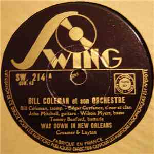 Bill Coleman Et Son Orchestre - Way Down Yonder In New Orleans / I Wish I Could Shimmy Like My Sister Kate