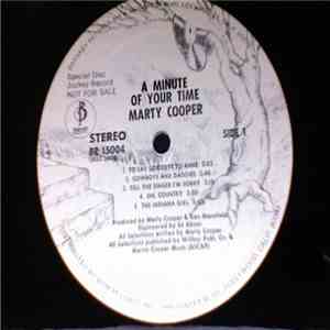 Marty Cooper - A Minute Of Your Time
