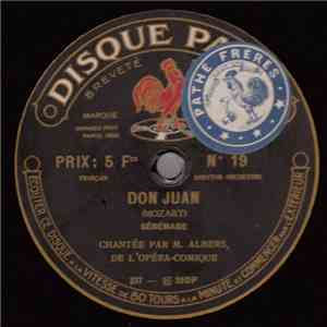 M. Albers - Don Juan / Le Roi De Lahore