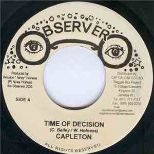 Capleton - Time Of Decision