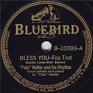"Fats" Waller And His Rhythm - Bless You / It's The Tune That Counts