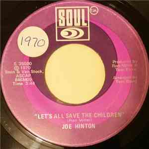 Joe Hinton - Let's All Save The Children