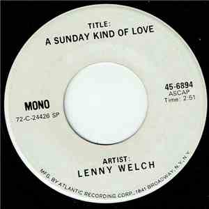 Lenny Welch - A Sunday Kind Of Love