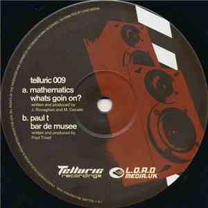 Mathematics / Paul T  - Whats Goin On? / Bar De Musee